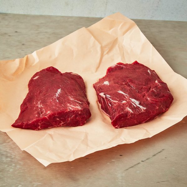 Flat iron steaks