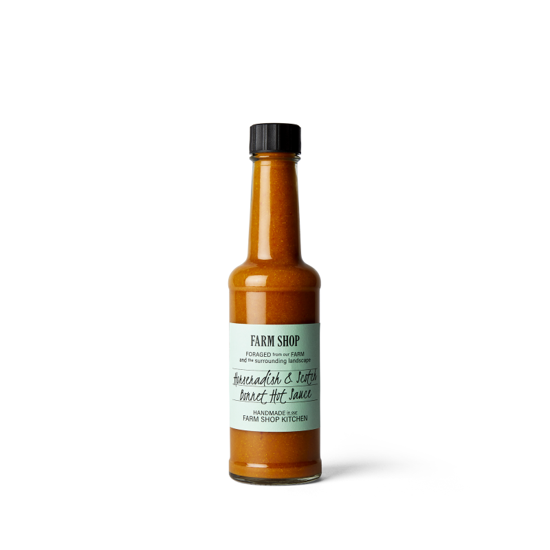 Horseradish and Scotch Bonnet Hot Sauce