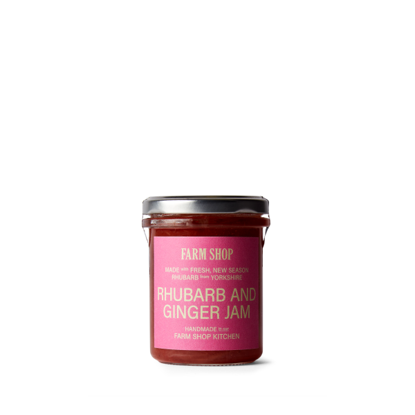 Rhubarb and ginger jam