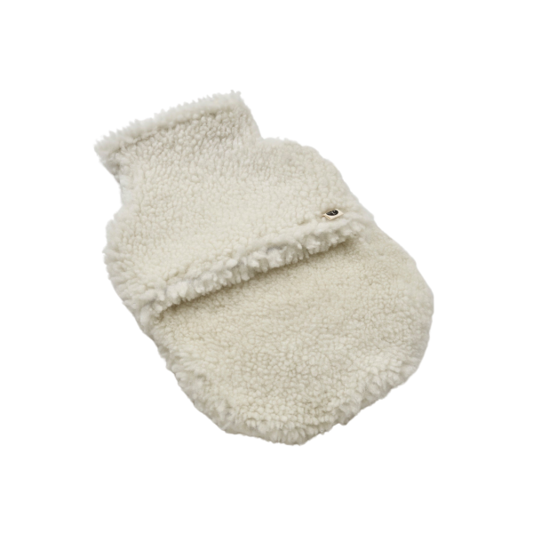 Sheepskin hot water bottle cover
