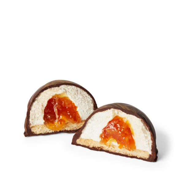 Clementine and gin marmalade teacake cut in half