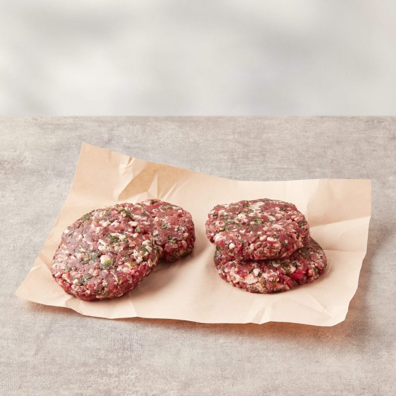 Minted Lamb Burgers